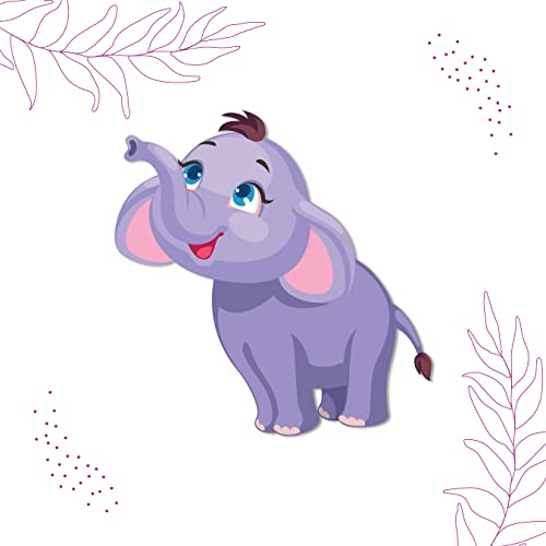 Bhai Please Elephant Wooden Fridge Magnet (Pack of 1) | Animal, Jungle Forest, Cute Theme | Gift for Birthday, Return Gift - Image 3