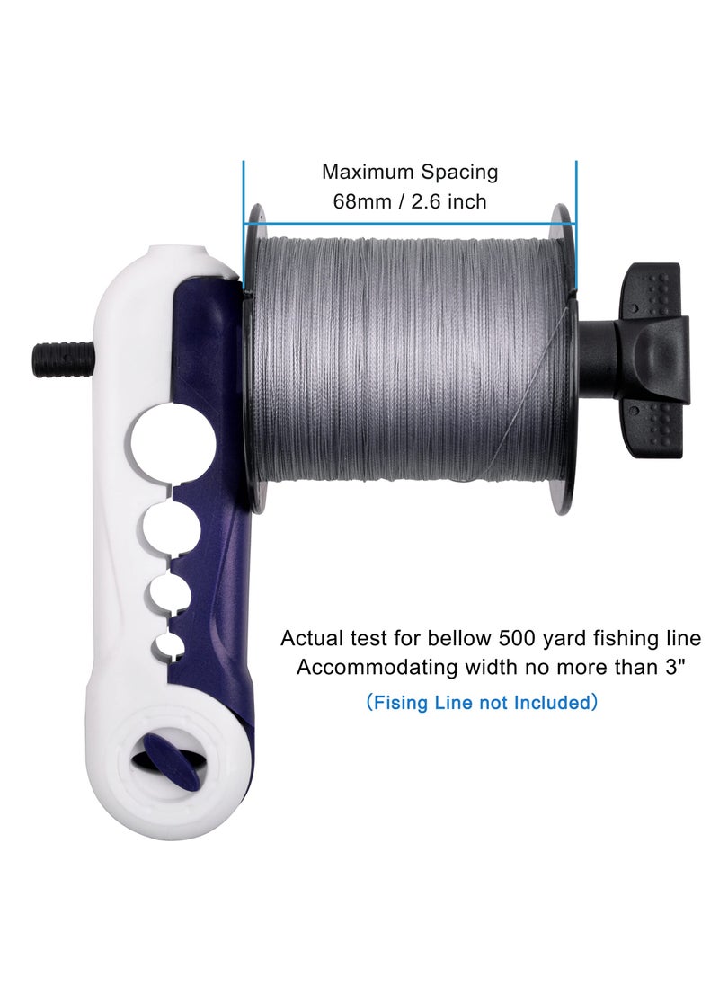 Portable Mini Fishing Line Spooler, Adjustable Winder Tool for Baitcast Reels  Various Rods, Easy to Use Spooling Station