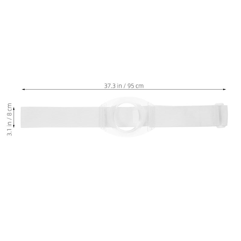 Healifty 2pcs Ostomy Belt Abdominal Stoma Band Fistulization Prevent Allergy Waist Support for Men Women - Image 2