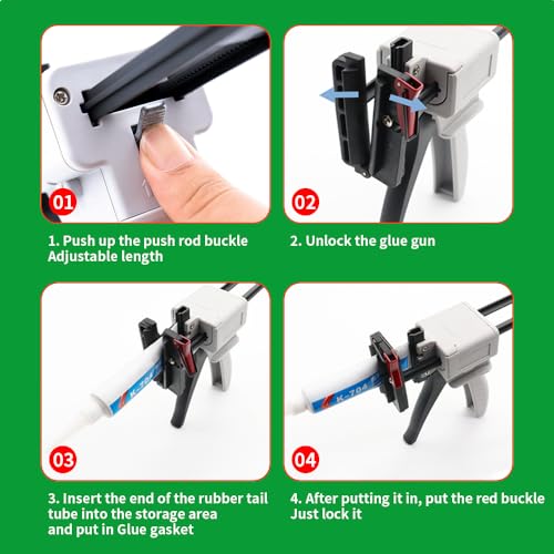 ATOYSKPX 704 toothpaste tube glue gun Silicone manual glue gun repair tool Sealant Manual extruder Injection gun Epoxy resin tool - Image 2