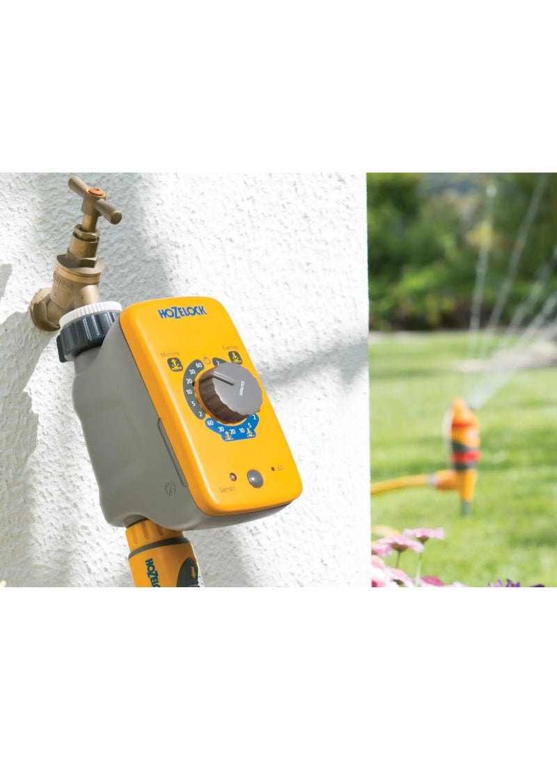 Hozelock 2212 Sensor Controller – Smart Automatic Garden Water Timer with Daylight Sensor for Sunrise/Sunset Watering - Image 2