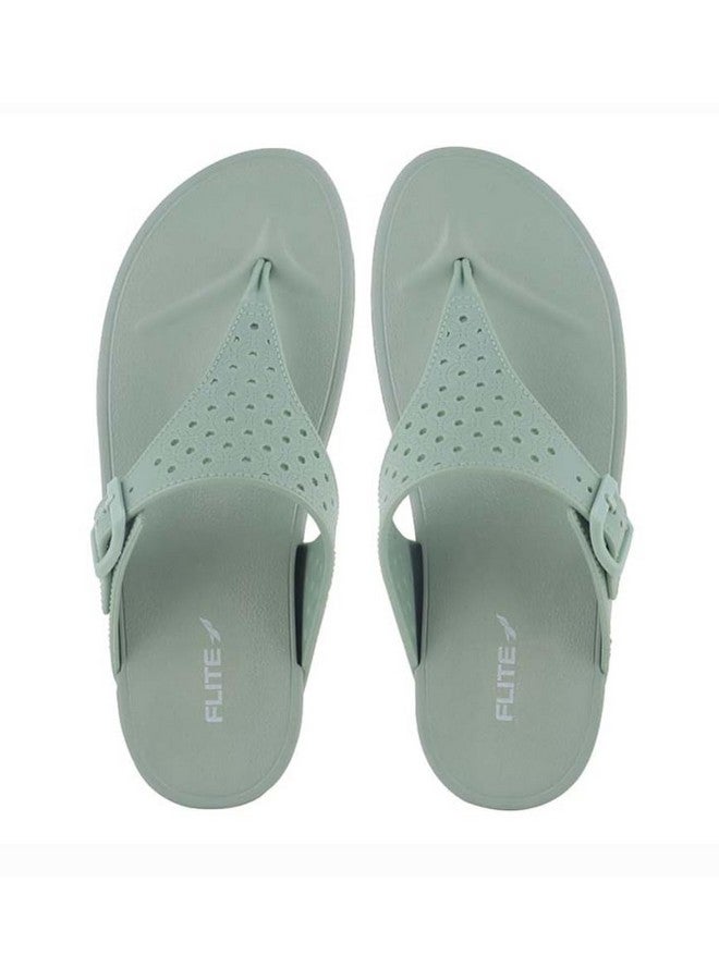 flite Women's Girl's Casual wear Flipflops & chappals (430) (Pista, numeric_6) - Image 2