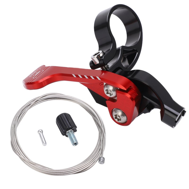 MEROCA Bicycle Lifting Seat Pipeline Controller Bike Telescopic Seat Post SwitchBlack Red - Image 1