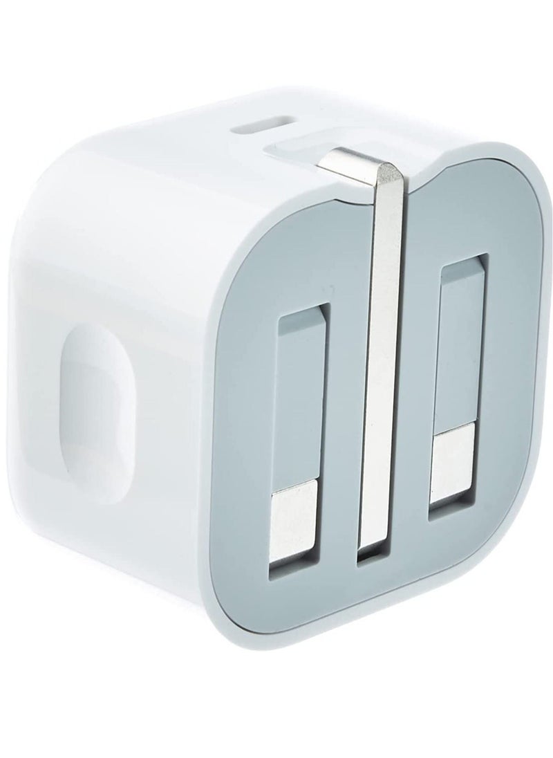 20W USB-C Power Adapter White  - Image 3