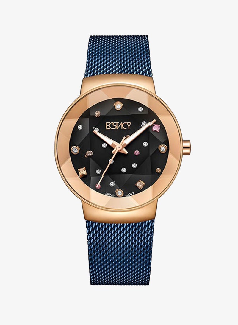 ECSTACY Women's Stainless Steel Analog Watch E23504-KMNN - 33.5x39.5 mm - Image 1