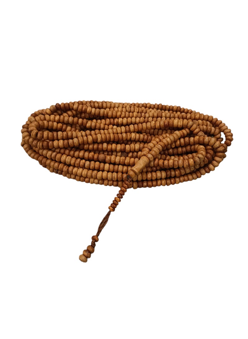 سبحة ألفية خشبية بني للتسبيح للجنسين