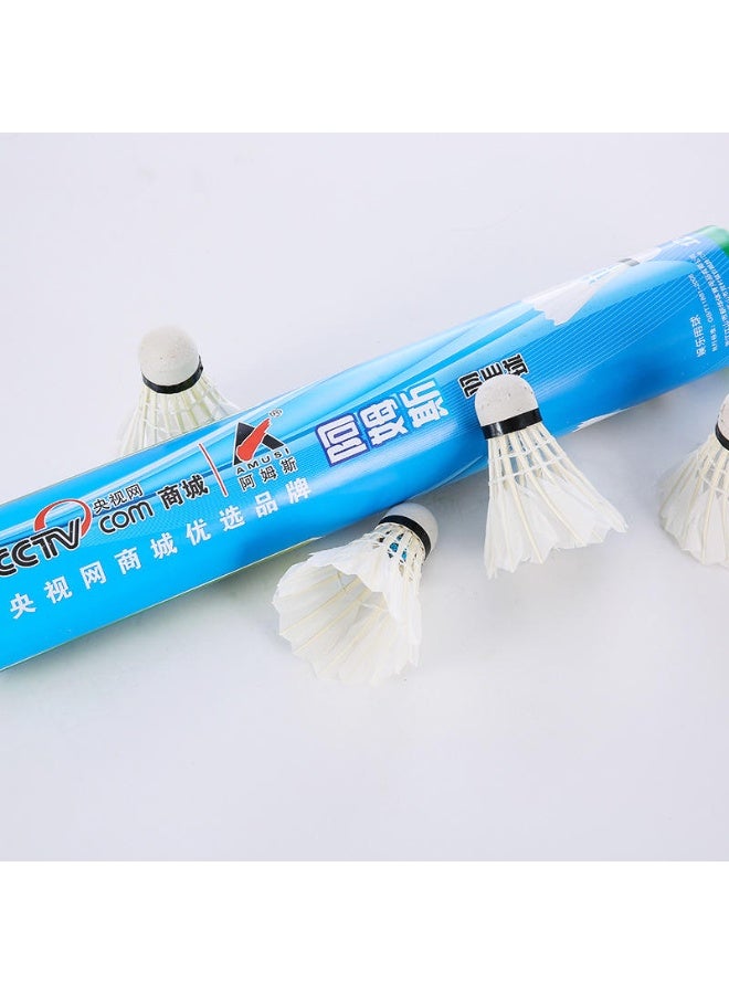 Class duck feather badminton racket SHUTTLECOCK 12 pcs - Image 2