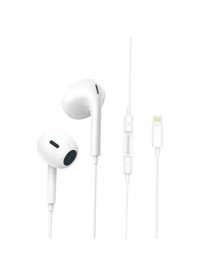 Generic - Four-generation Type-c Wired Headset For Lightning For Apple Android Mobile Phone Bass In-ear Mobile Phone Ear-Color:type-c Interface - Image 1
