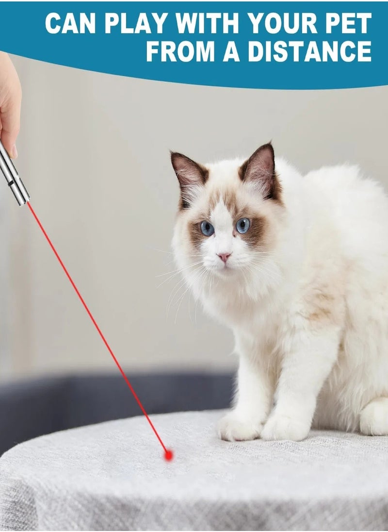 CHU DAI - 5 Patterns Cat Toys, Laser Pointer Adjustable, USB Recharge Laser, Long Range and 3 Modes Training Chaser Interactive Toy, Dog Laser Toy - Image 1