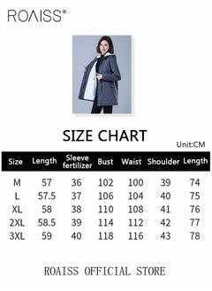 roaiss Women Jackets Hooded Windbreaker Female Fleece Warm Thick Cotton Padded Women Mid-Length Plus Fleece Hooded Cotton Jacket Women Zip-In Hooded Coat.  - Image 3