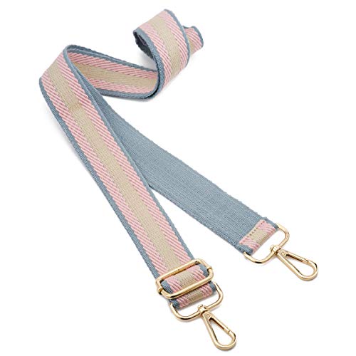 ZOOEASS Wide Shoulder Strap Adjustable Replacement Belt Guitar Style Crossbody Bag Handbag Strap Multicolor Canvas Straps(Wide:1.4in) (Color13) - Image 2