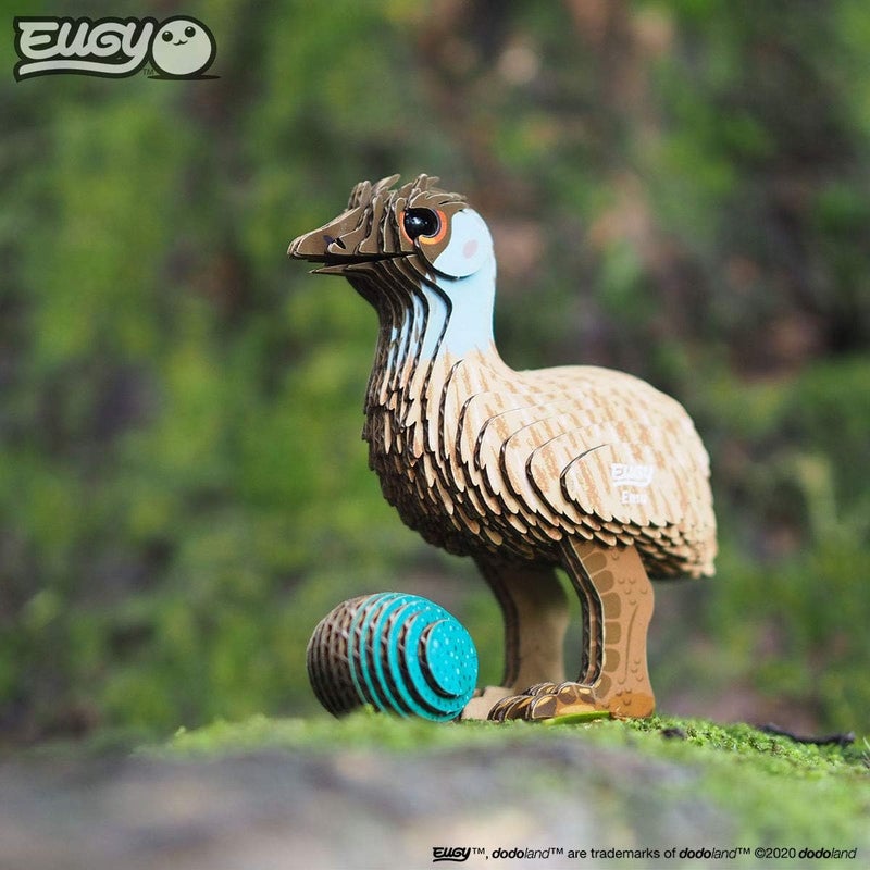EUGY Leakproof sealed EUGY 057 Emu Eco-Friendly 3D Paper Puzzle [New Seal] Classic practical design - Image 5