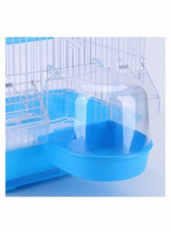 Y&D 2 Pcs Hanging Bird Bath Cube Bathtub Shower Box Cage Small Parrot Tub for Little Parrots Crested Myna  - Image 4