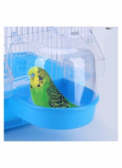 Y&D 2 Pcs Hanging Bird Bath Cube Bathtub Shower Box Cage Small Parrot Tub for Little Parrots Crested Myna  - Image 3