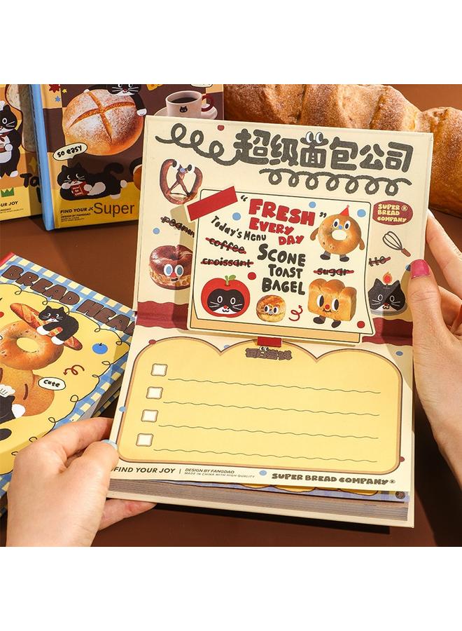 Bluejw Fang Dao | Bread Hand Book Suit Gift Box Girl's High Color Notebook Girl's Cute Hand Book Complete Set - Image 4