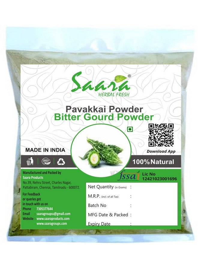 Saara HERBAL FRESH Pavakkai Powder,401g, Bitter Gourd Powder,Bitter Melon Powder,Momordica Charantia For Diabetes Control,(pack of 1 x 401g) - Image 1