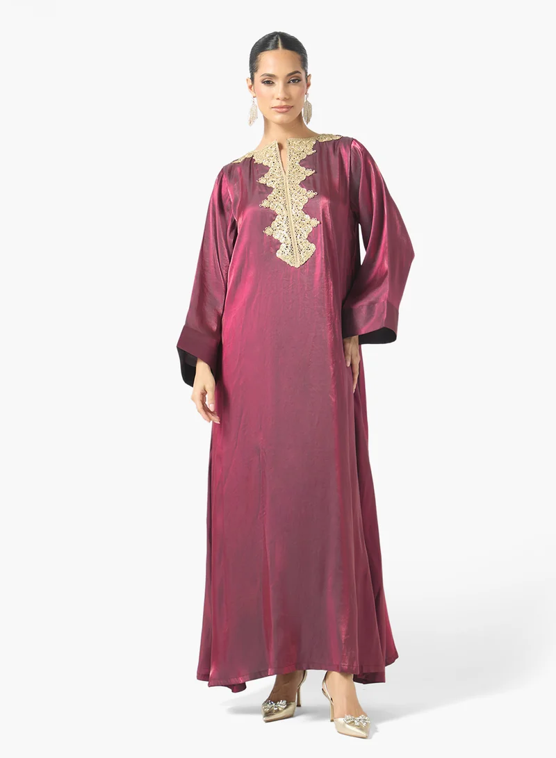 جولدن ابل Jalabiya Dress