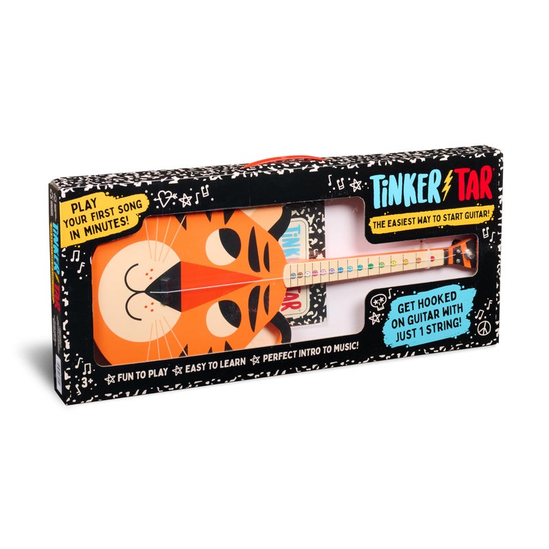 Buffalo Games TinkerTar Tiger Guitar The Easiest Way to Start and Learn Guitar 1 Stringed Toy Instrument for Kids Perfect Intro to Music for Young Kids Ages 3 and up from Buffalo Games - Image 3