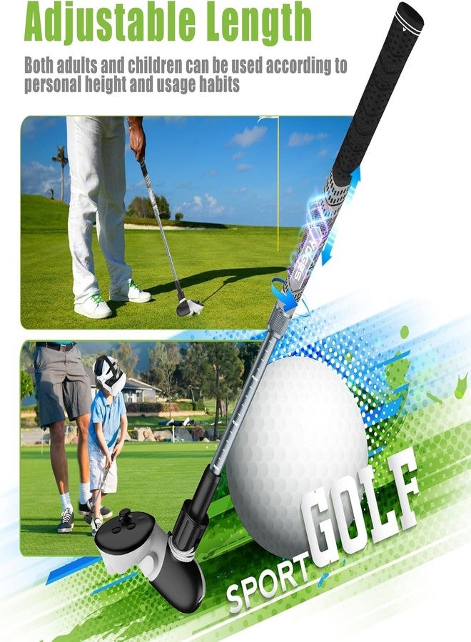 YOGES VR Golf Club Attachment Compatible with Meta Quest 3S/ Quest 3/ Oculus Quest 2 Controller, Adjustable Length Non-Slip VR Game Golf Grips 90 Degree Keep Tracking (ONLY for Right Controller) - Image 3