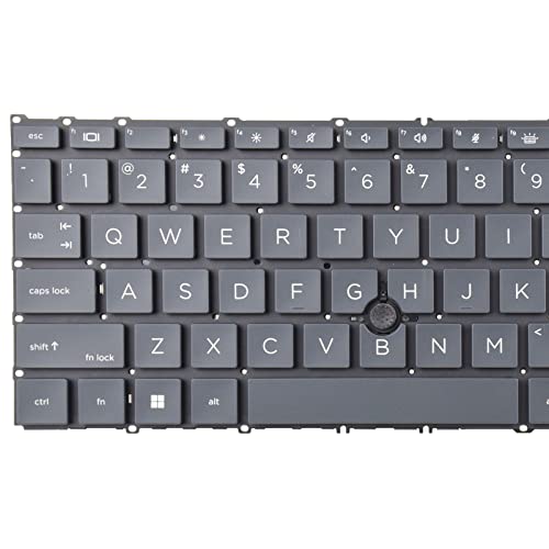 SUNMALL Black Replacement Keyboard Compatible with HP EliteBook 745 G7, 745 G8, 840 G7, 845 G7, 840 G8, 845 G8, ZBook Firefly 14 G7, ZBook Firefly 14 G8 with Backlight and Pointer （No Frame） - Image 4