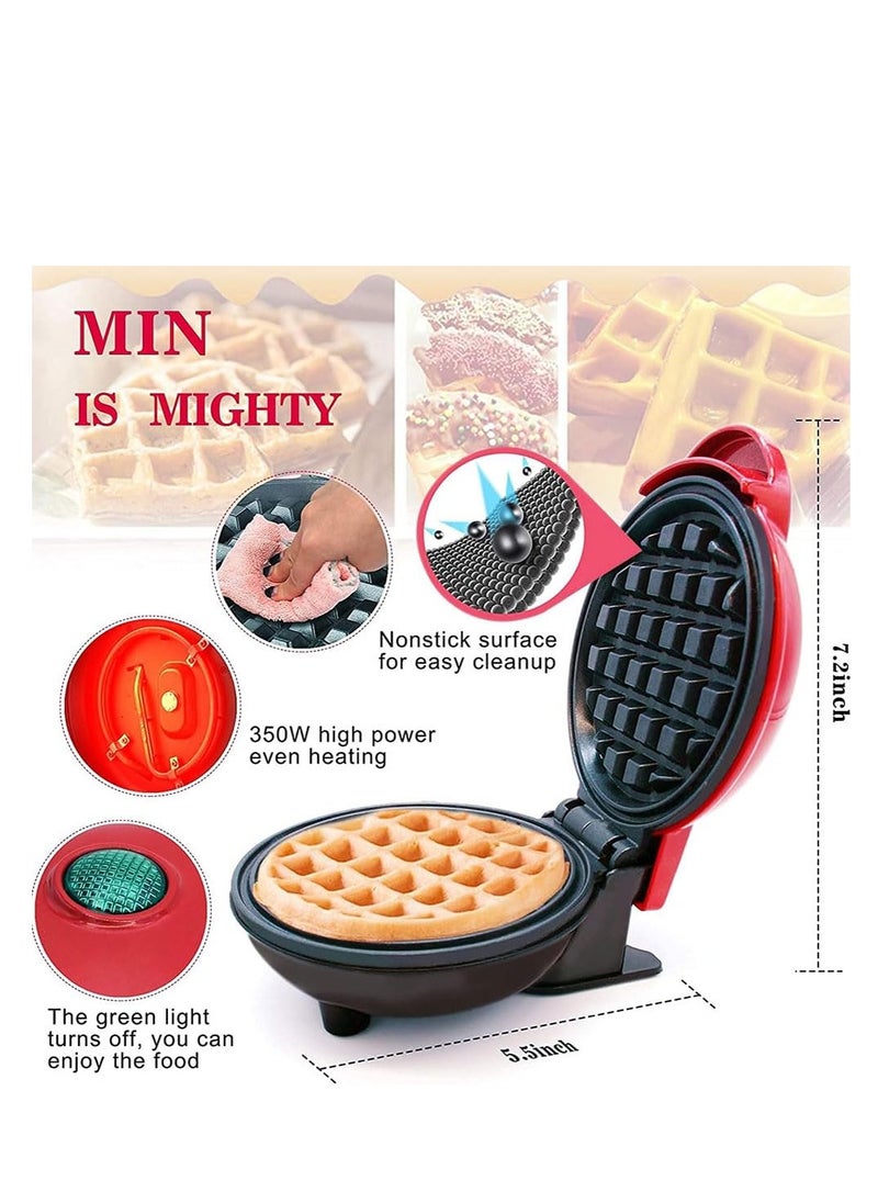 Cool Baby COOLBABY Mini Waffle Maker Perfect For Breakfast Lunch or Snack Easy to Clean Non-Stick Surface  - Image 3