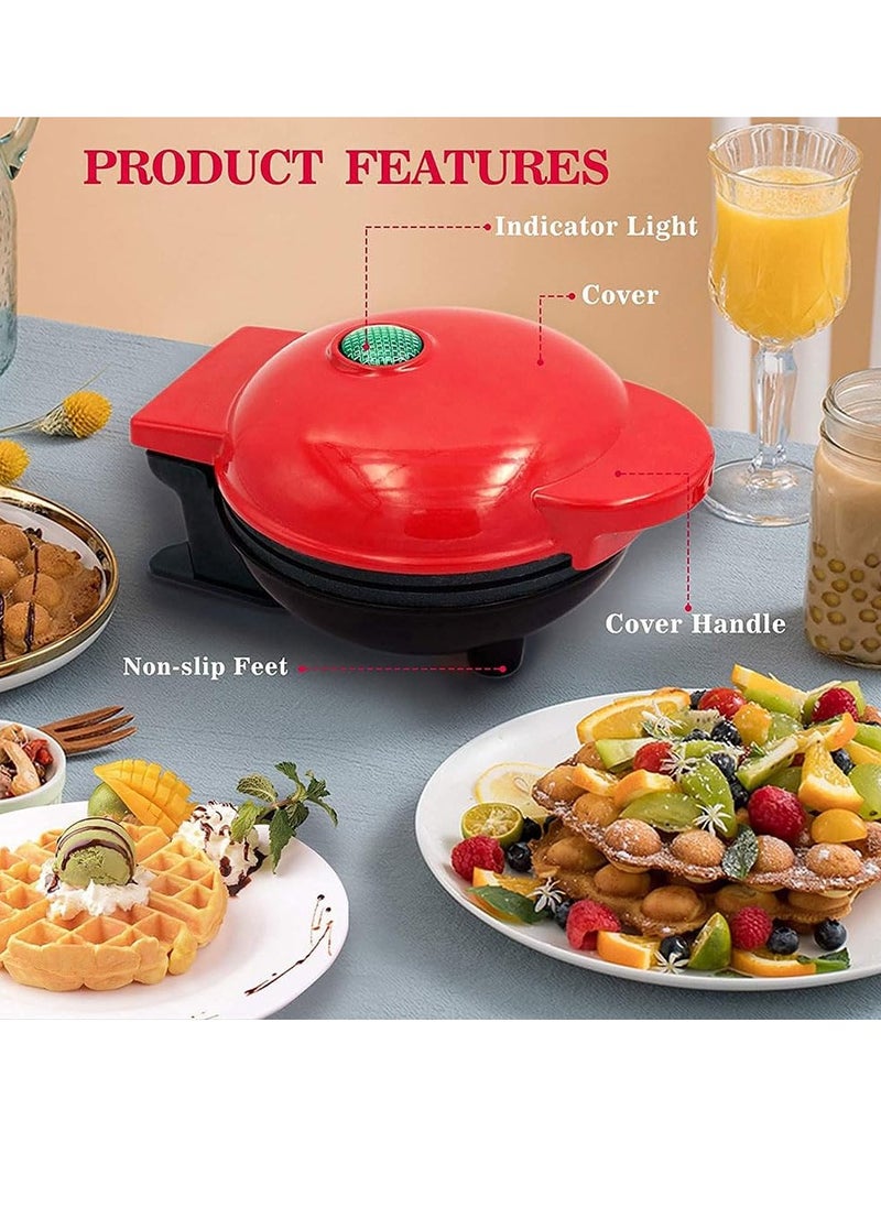 Cool Baby COOLBABY Mini Waffle Maker Perfect For Breakfast Lunch or Snack Easy to Clean Non-Stick Surface  - Image 2