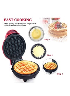Cool Baby COOLBABY Mini Waffle Maker Perfect For Breakfast Lunch or Snack Easy to Clean Non-Stick Surface  - Image 4