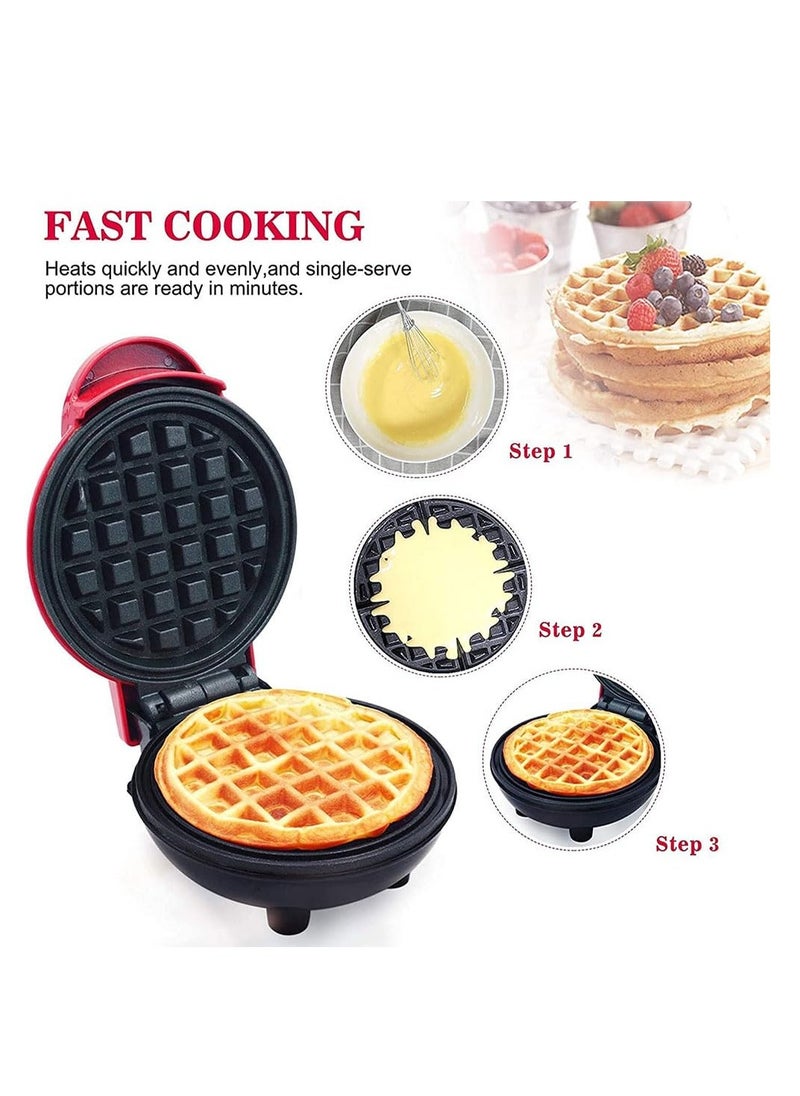 Cool Baby COOLBABY Mini Waffle Maker Perfect For Breakfast Lunch or Snack Easy to Clean Non-Stick Surface  - Image 4