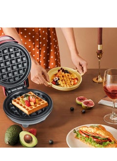 Cool Baby COOLBABY Mini Waffle Maker Perfect For Breakfast Lunch or Snack Easy to Clean Non-Stick Surface  - Image 5