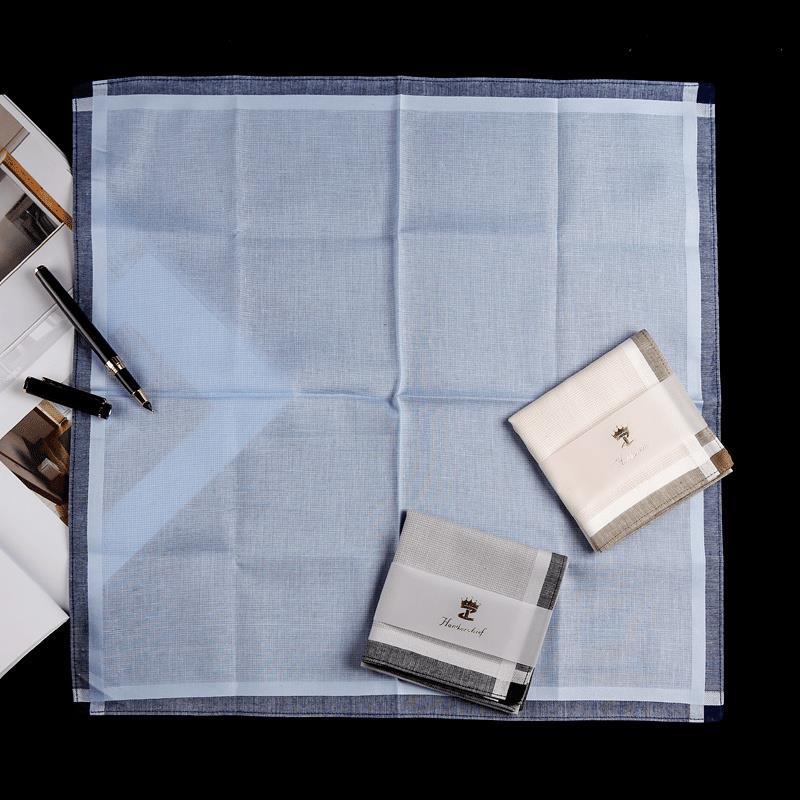 Retro Handkerchief Men'S Cotton Sweat-Absorbent Handkerchief Men'S Sweat-Wiping Simple Handkerchief Fashion Boutique Gift Box Packaging - Image 4