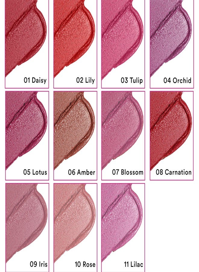 SUGAR POP Satin Matte Luxe | Castor Oil, Vitamin E & Hyaluronic Acid | Full coverage - 01 Daisy - Image 5