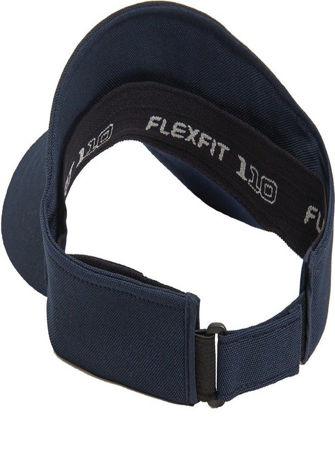 Flexfit One Ten Visor – Adjustable – 8110 (Navy) - Image 2