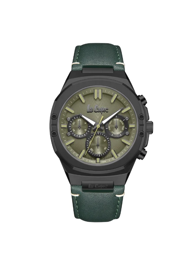 Men's Leather Multi Function Watch LC07992.077 - 43 mm
