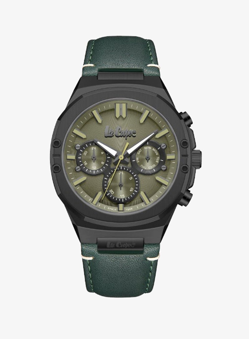 Lee Cooper Men's Leather Multi Function Watch LC07992.077 - 43 mm - Image 1