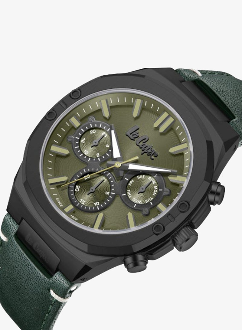 Lee Cooper Men's Leather Multi Function Watch LC07992.077 - 43 mm - Image 2