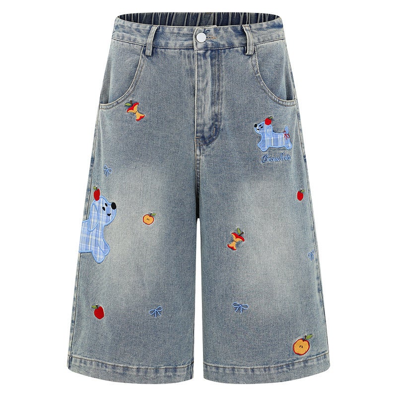 Unisex Classic Denim Jeans Loose Fit Daily Outdoor Wear - Image 2