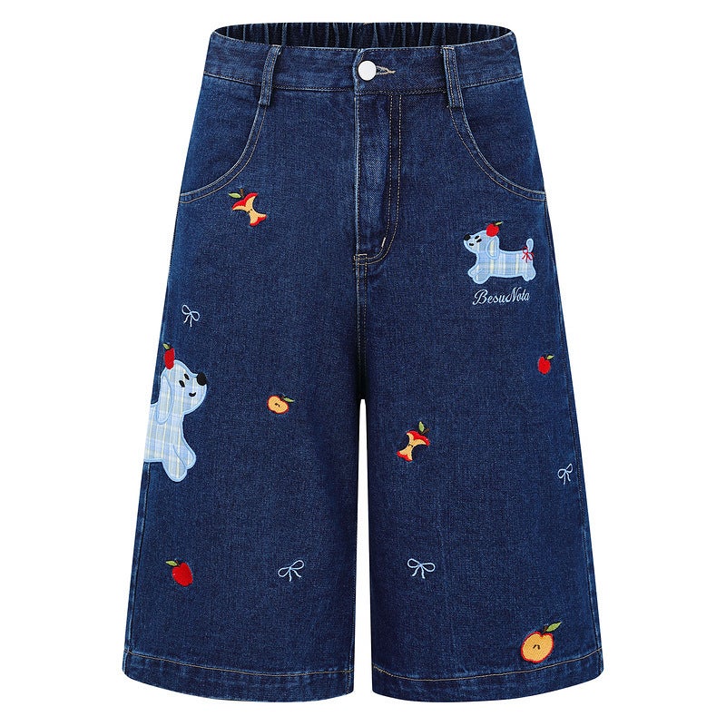 Unisex Classic Denim Jeans Loose Fit Daily Outdoor Wear - Image 1