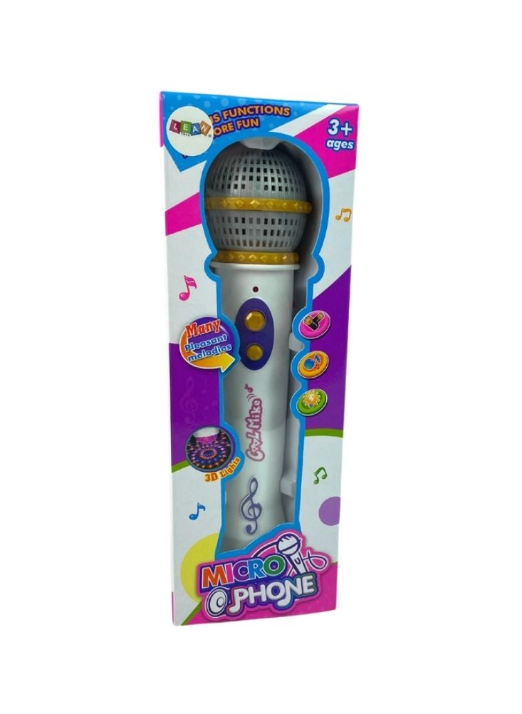 Premium Kids Toy Microphone with 3D Lights – Musical Singing Toy with Sound Effects, Interactive Music Play for Ages 3+ - Image 1