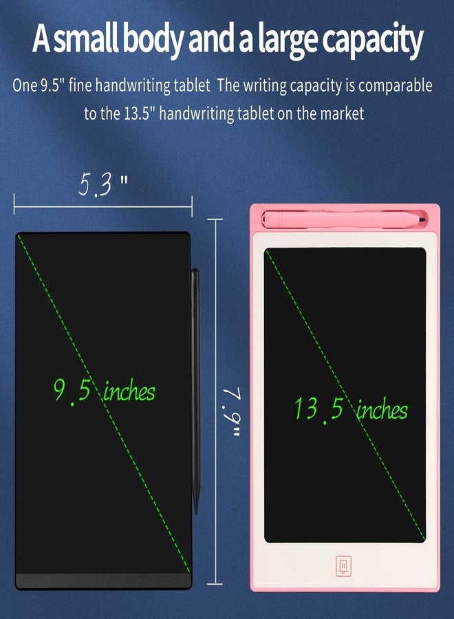 Amoretti Sonnet LCD Writing Tablet, 9.5in Erasable Reusable Electronic Drawing Pads, Electronic scratchpad for Kids and Adults, to-Do List Table with Magnetic. - Image 2