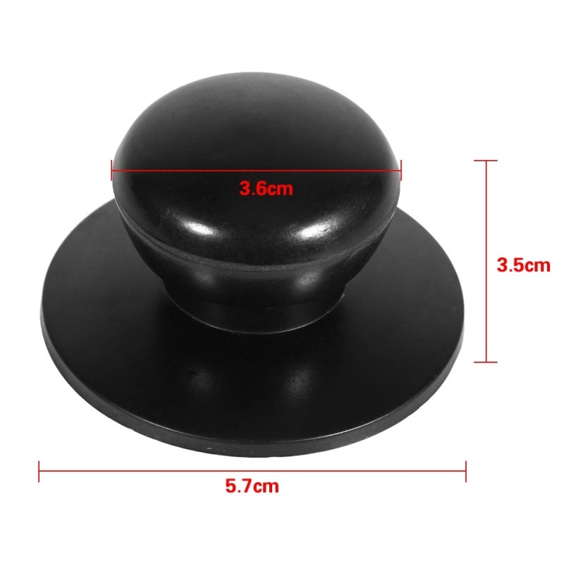 Lid Replacement Knob: 6mm Mount Hole Bakelite Material - High Temperature Resistant Easy Grip Cookware Lid Knob for Home Kitchen Cookware Lids - Image 5