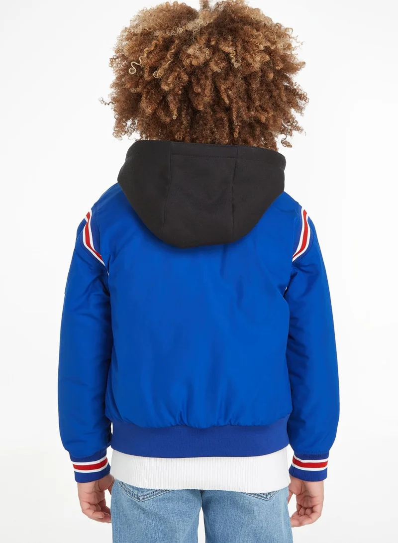 TOMMY HILFIGER Youth Logo Bomber Jacket