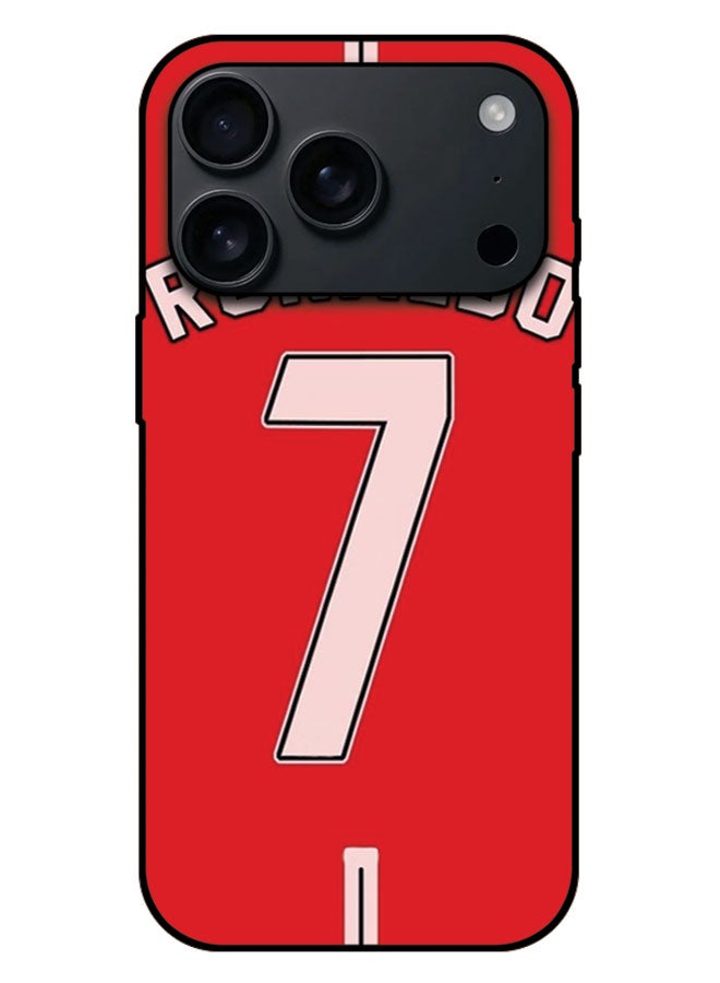 Printed Protective Case Cover For Apple iPhone 17 Pro Max -  Ronaldo Shirt