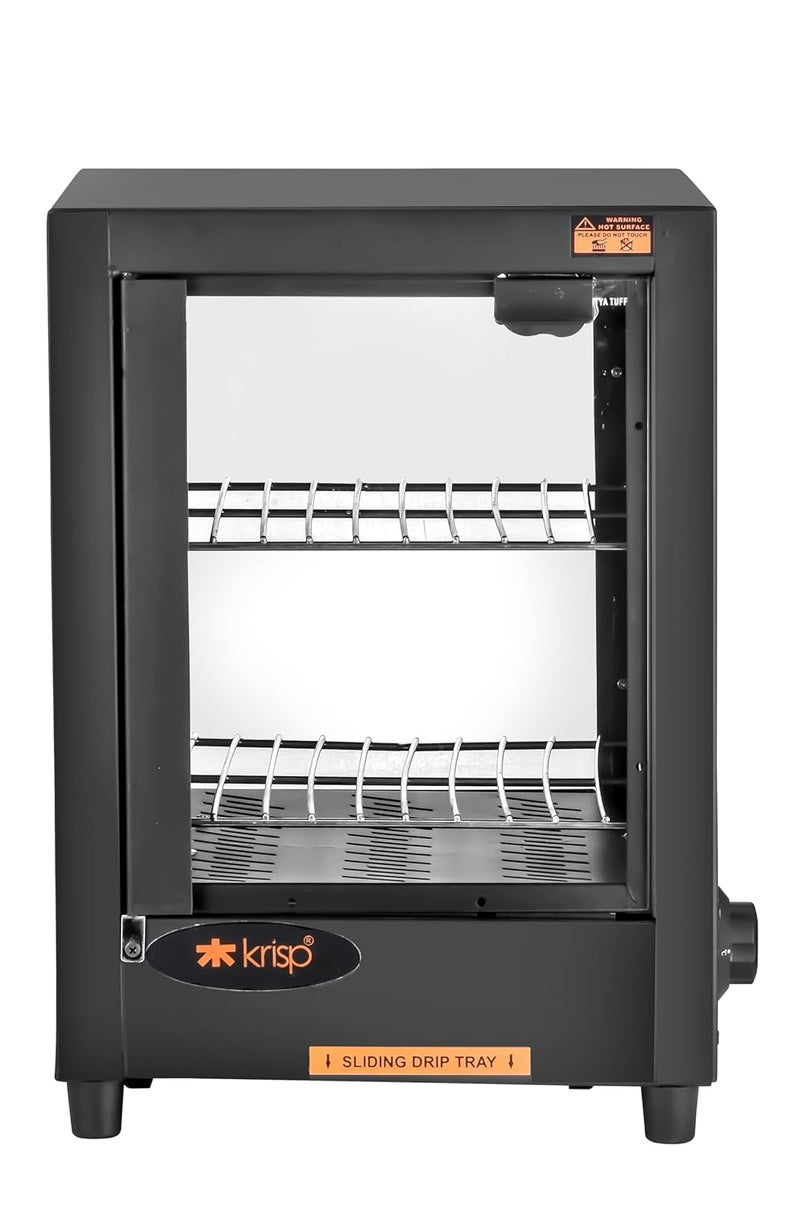 KRISP KRISP 500W Patties Warmer Hot Case 25 litres Vault Food Warmer for Samosas Pastries Snacks Durable Stainless Steel Compact Design  - Image 5