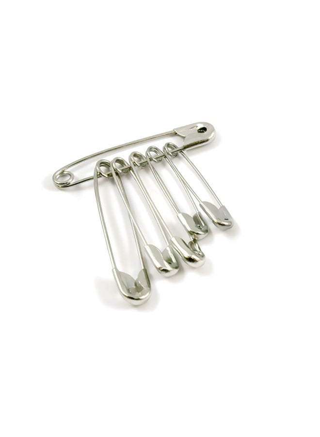 Set of 48 safety pins - multi-sized metal fasteners for clothing and daily usages - Image 2