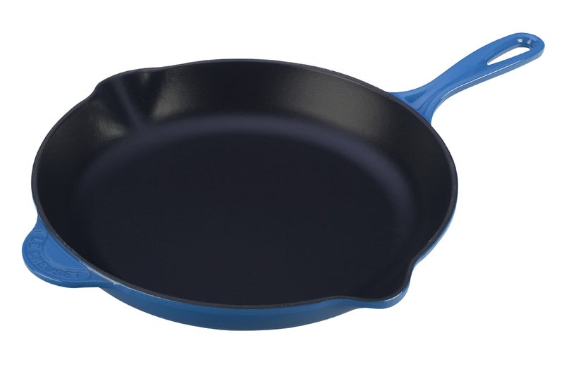 Le Creuset Le Creuset Enameled CastIron 1134Inch Skillet with Iron Handle Marseille 