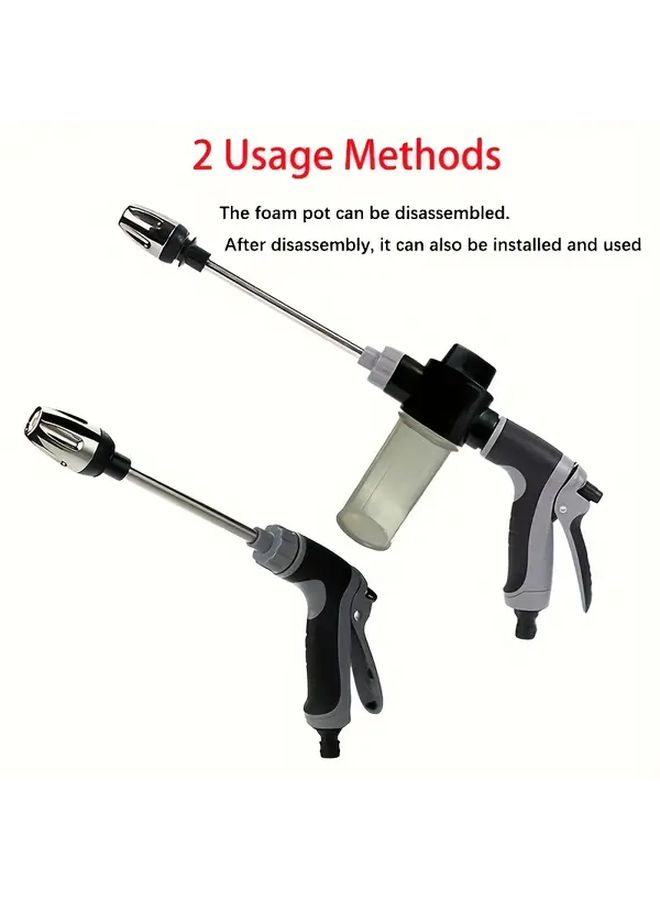 High Pressure Water Gun Portable Manual Washer With Foam Nozzle Ordinary - Image 4