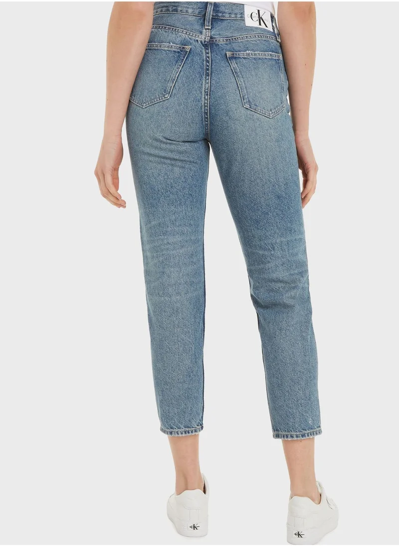 Calvin Klein Jeans High Waist Straight Jeans