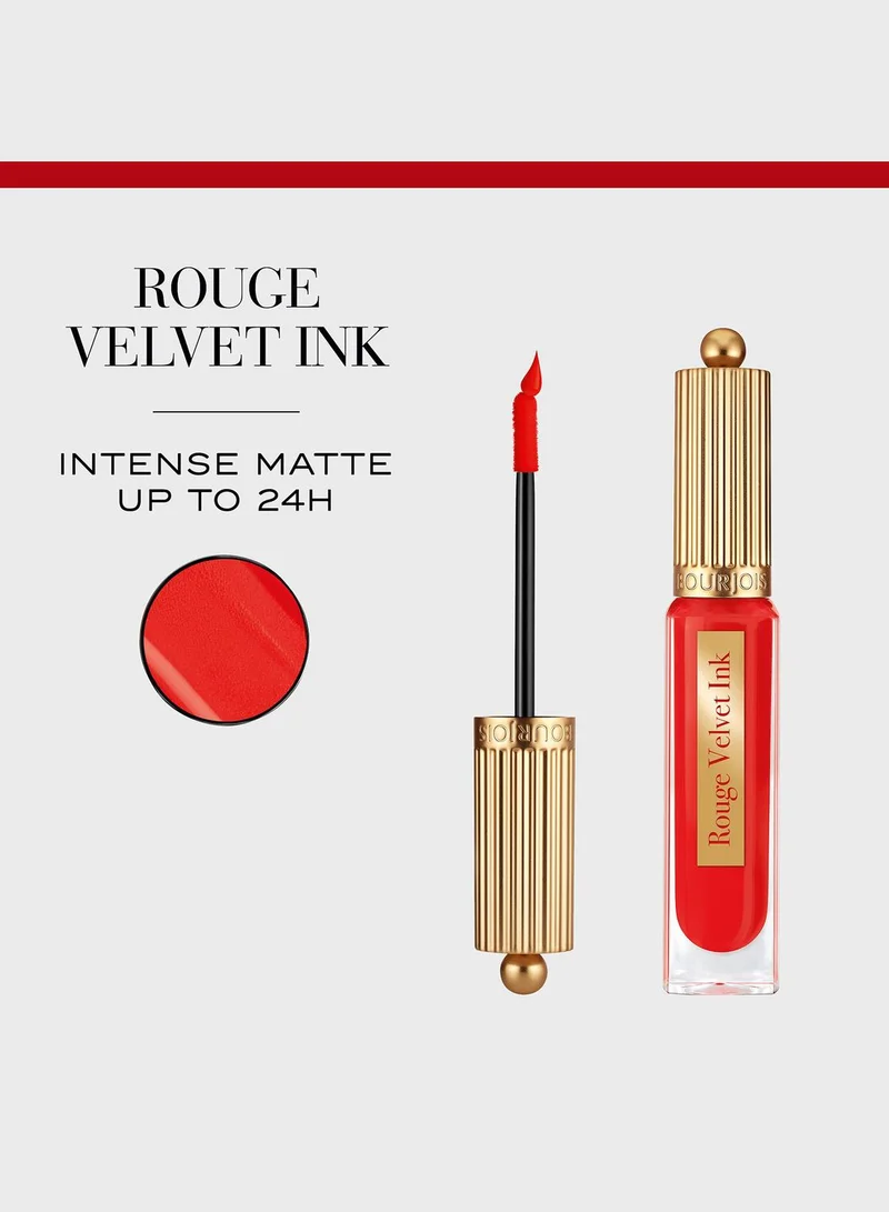 BOURJOIS PARIS Rouge Velvet Ink Matte Liquid Lipstick 08 Coquelic