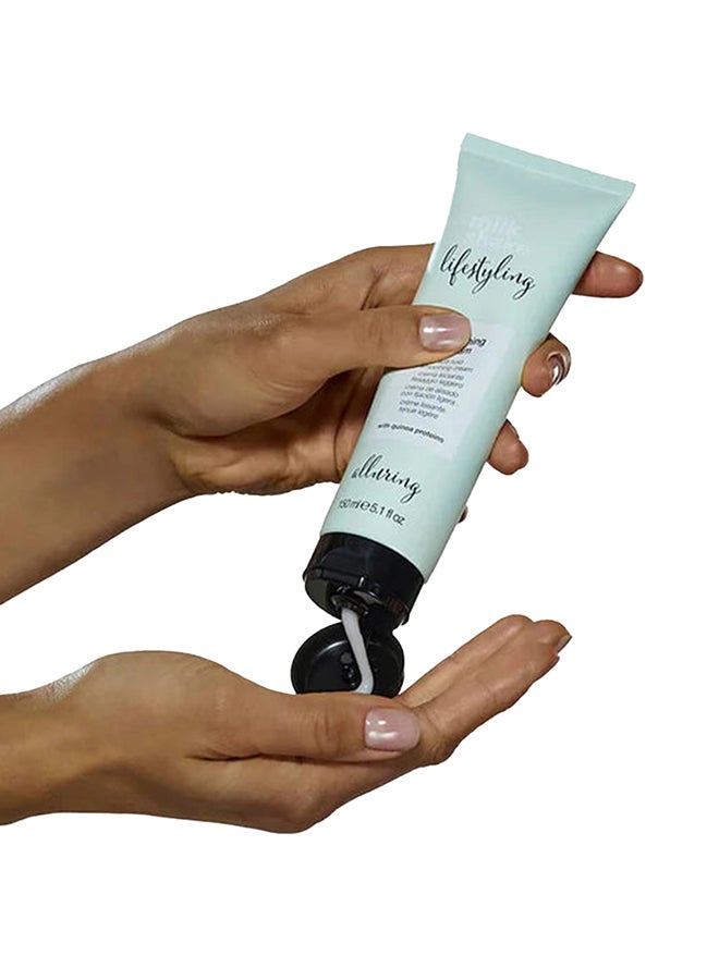 Milk Shake Smoothing Cream – Lightweight Anti-Frizz Hair Cream with Milk & Quinoa Proteins, Vitamin C & UV Filters – Heat Protectant & Conditioning Styling Cream for Smooth, Shiny, Humidity-Resistant Hair, 150ml - Image 5