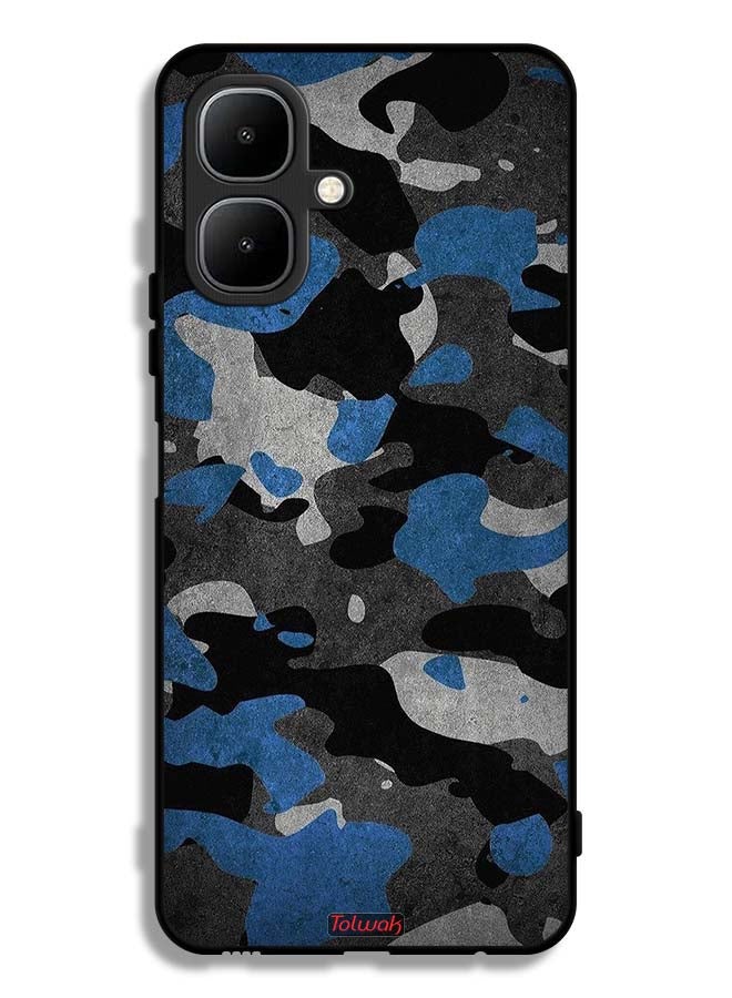 Tolwak Infinix Smart 10 Protective Case Cover Camouflage Pattern